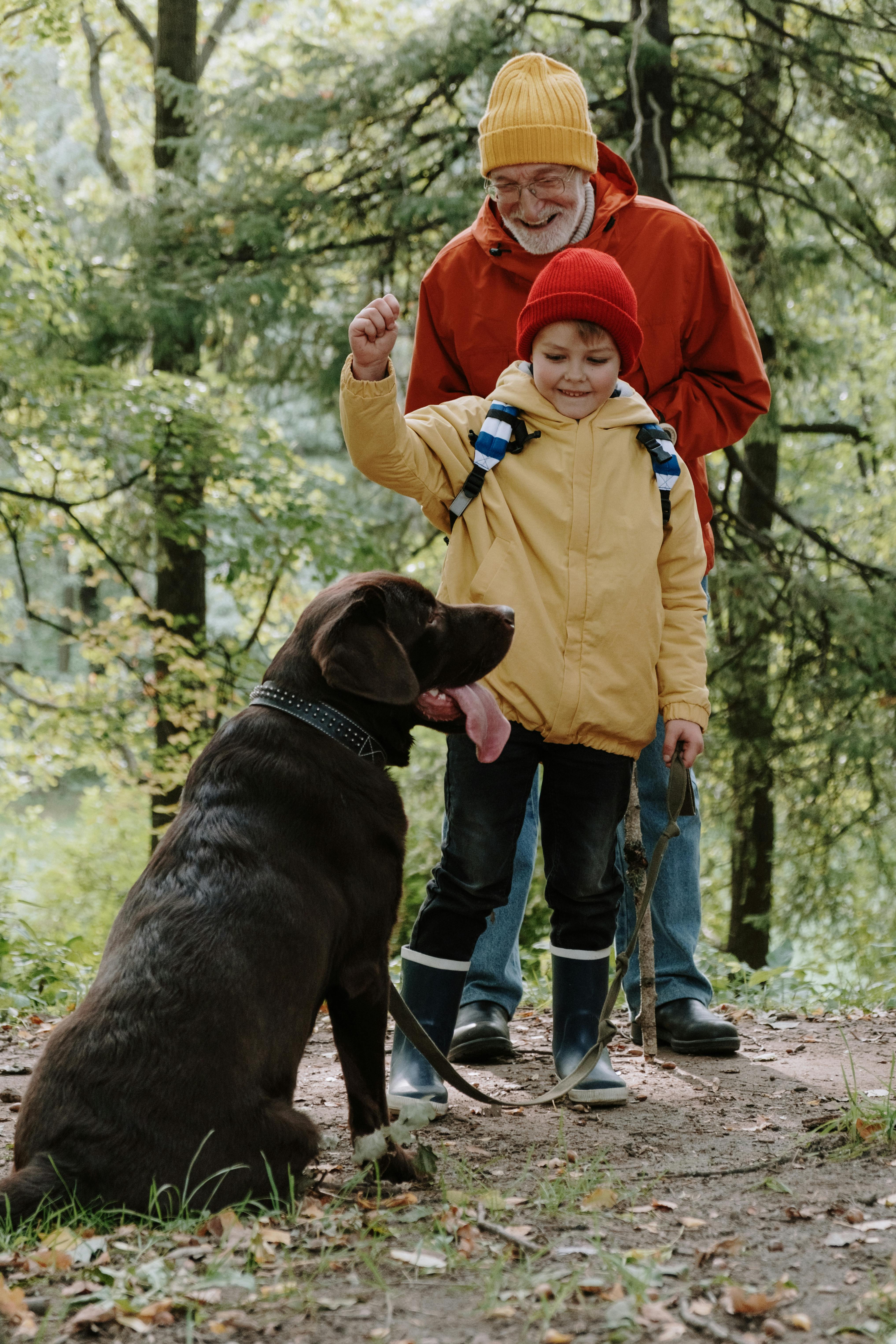 Happy patients and their pets after successful treatment